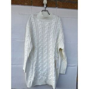 Dreamers cable sweater dress ML